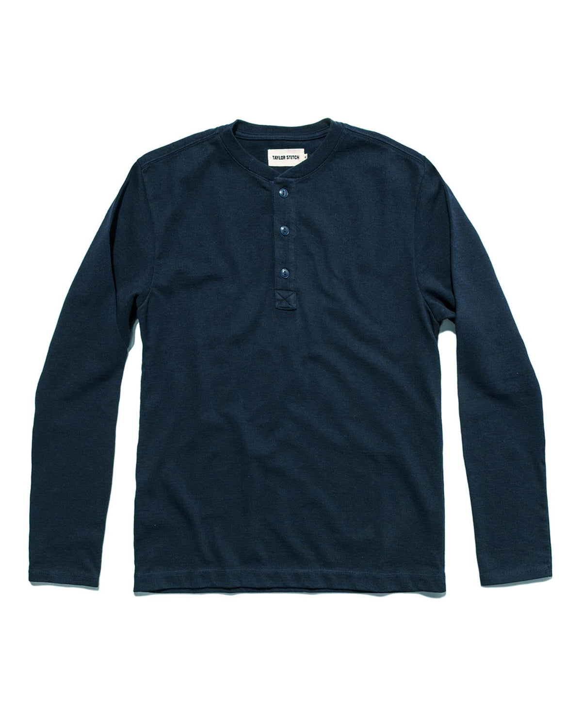 The Heavy Bag Henley in Navy