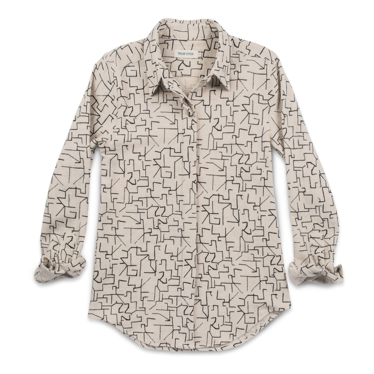 The Michelle Shirt in Maze Print