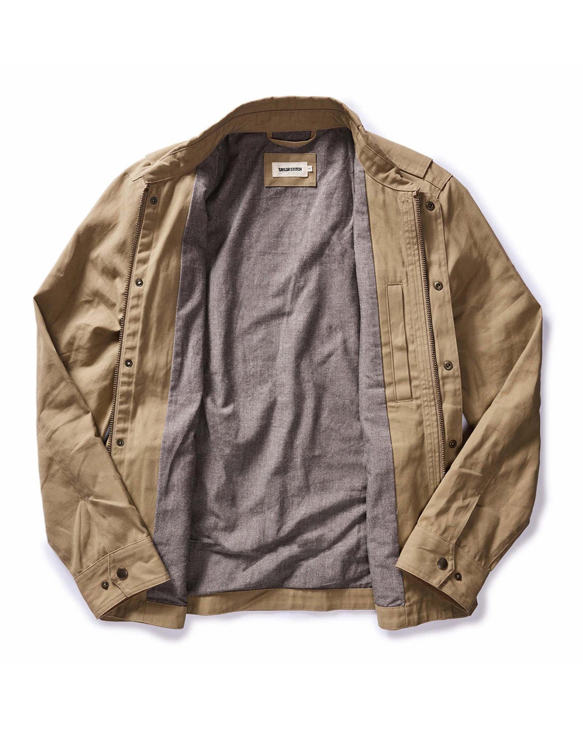 The Pathfinder Jacket in Khaki Dry Wax