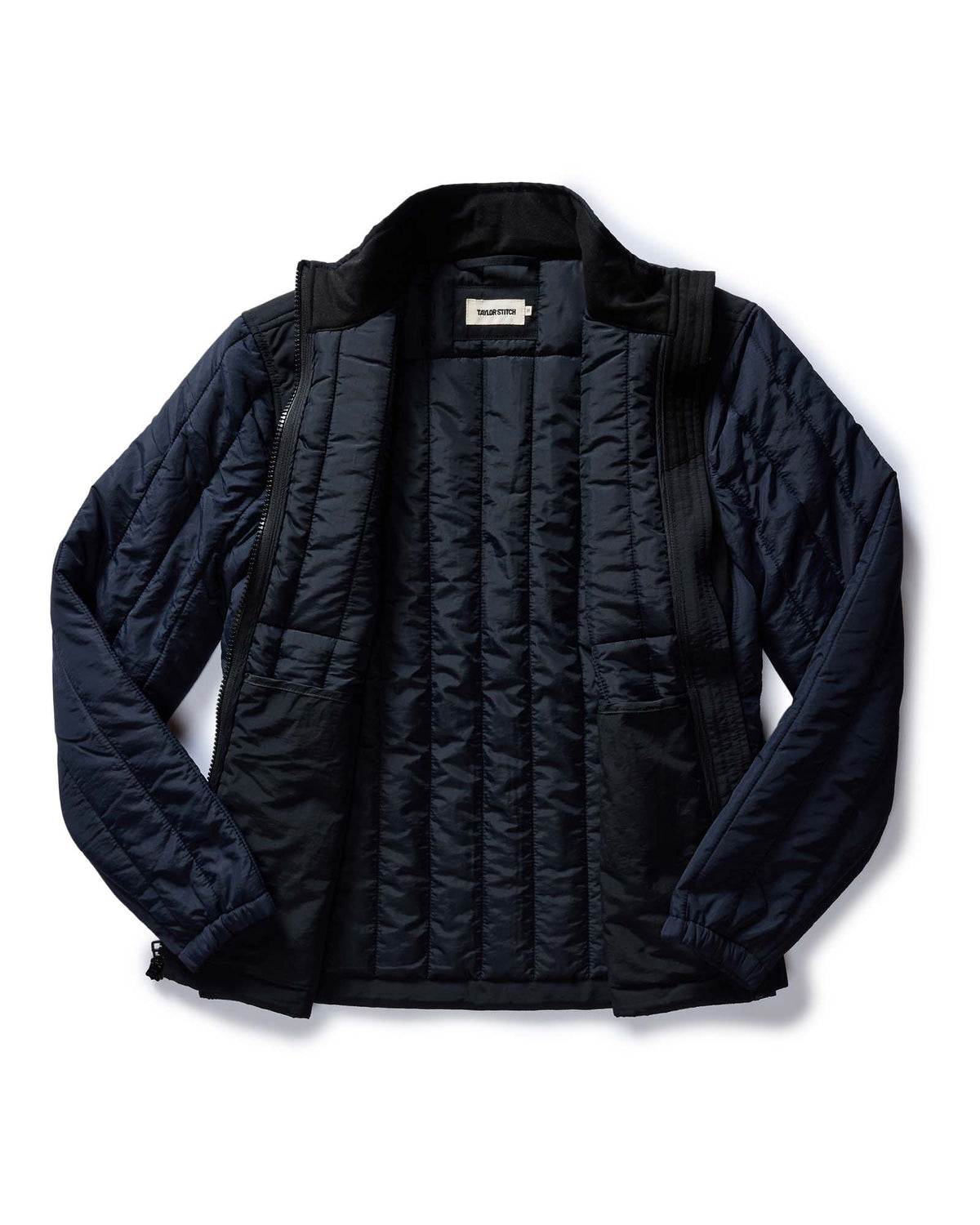 The Ember Jacket in Dark Navy Quilted Nylon