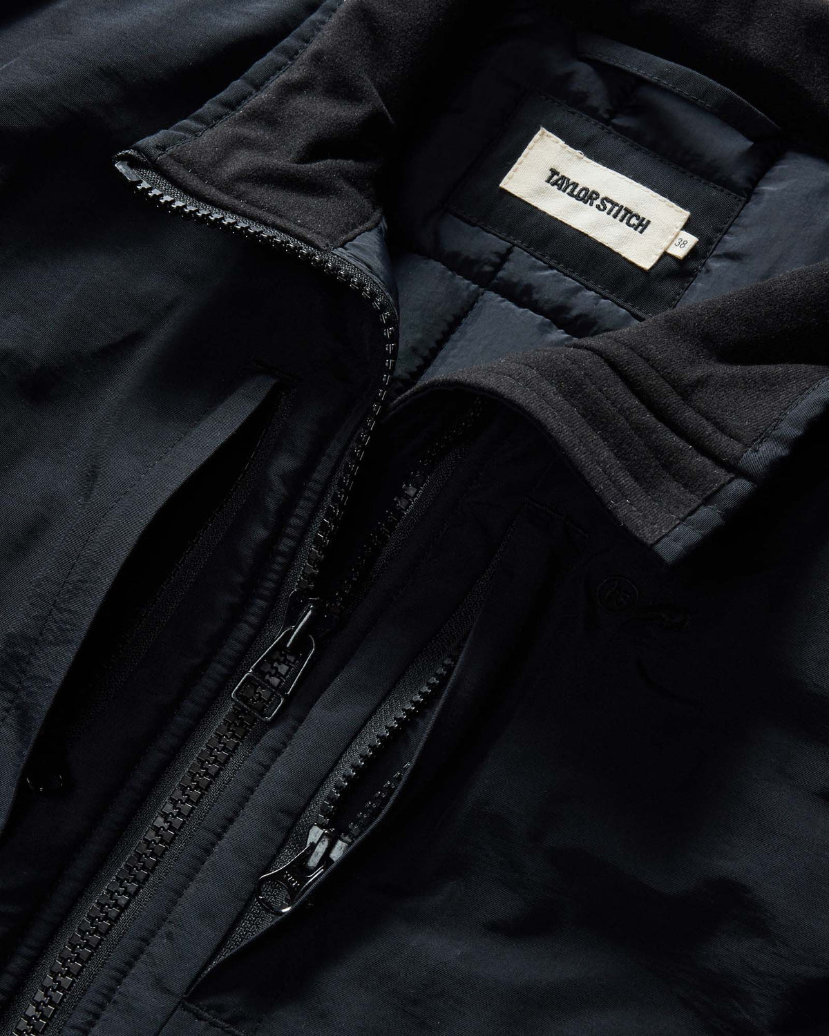 The Ember Jacket in Dark Navy Quilted Nylon