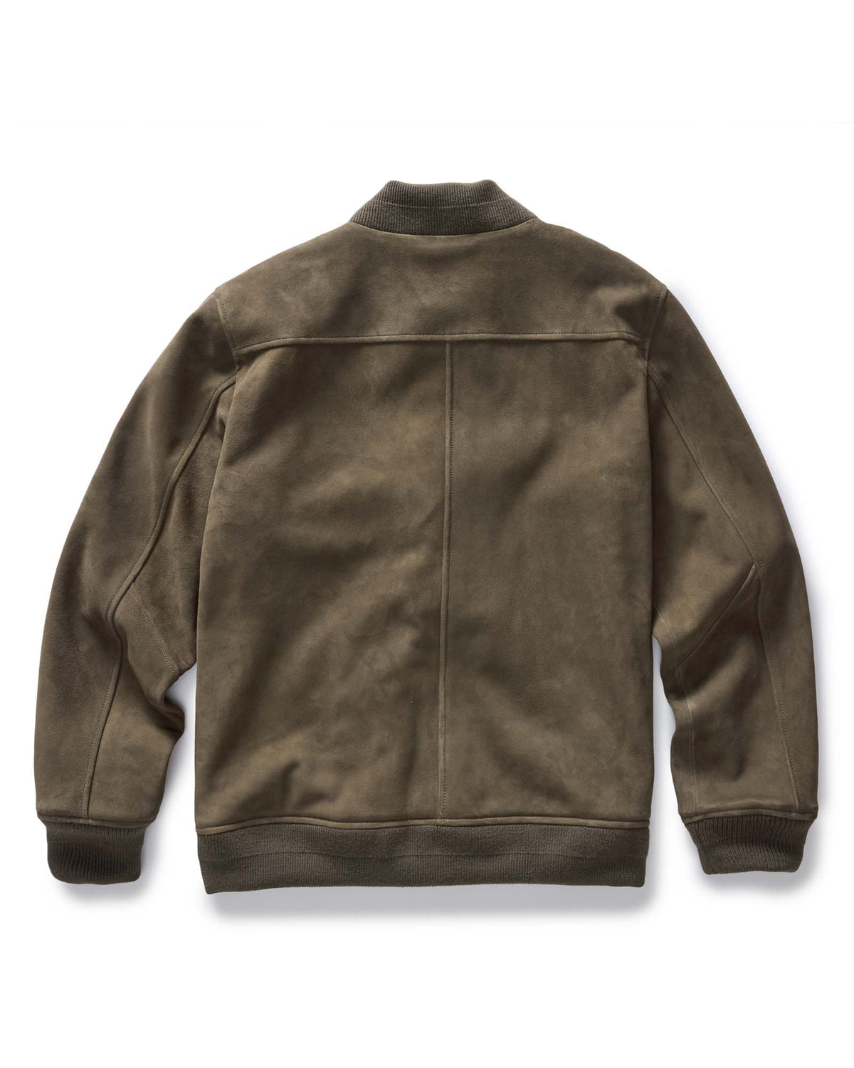 The Bomber Jacket in Army Suede