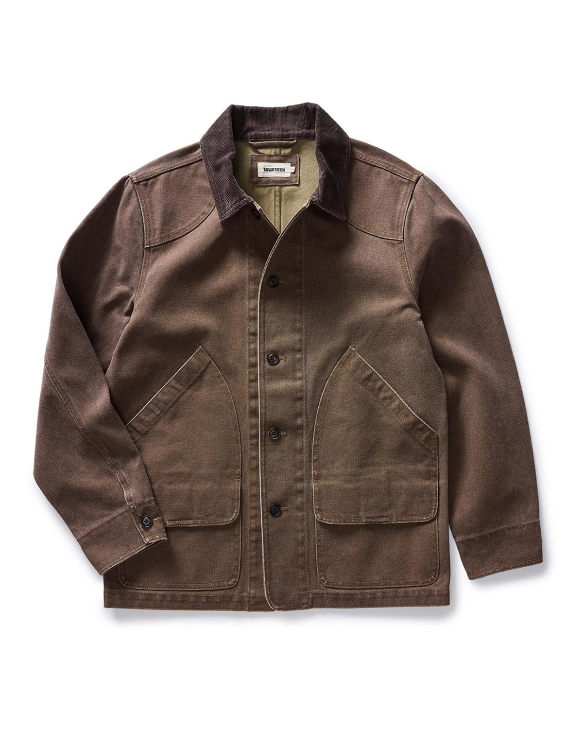 The Upland Jacket in Aged Penny Chipped Canvas