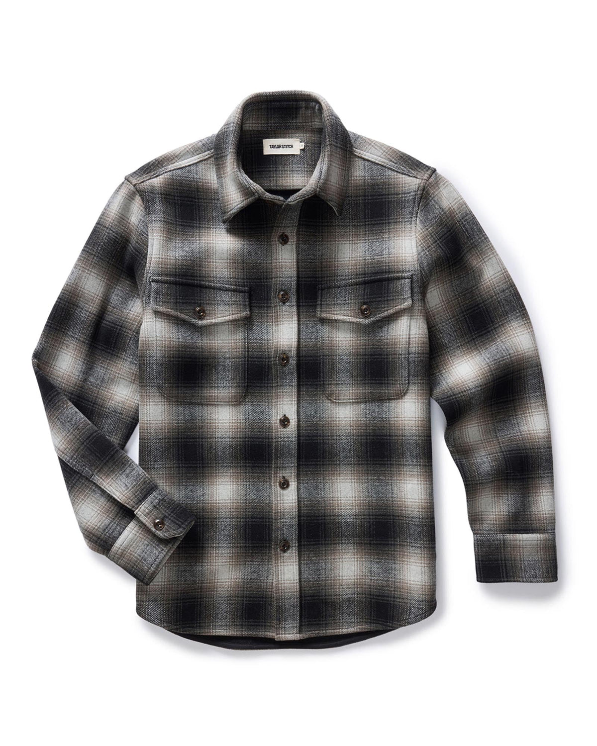 The Maritime Shirt Jacket in Olive Plaid