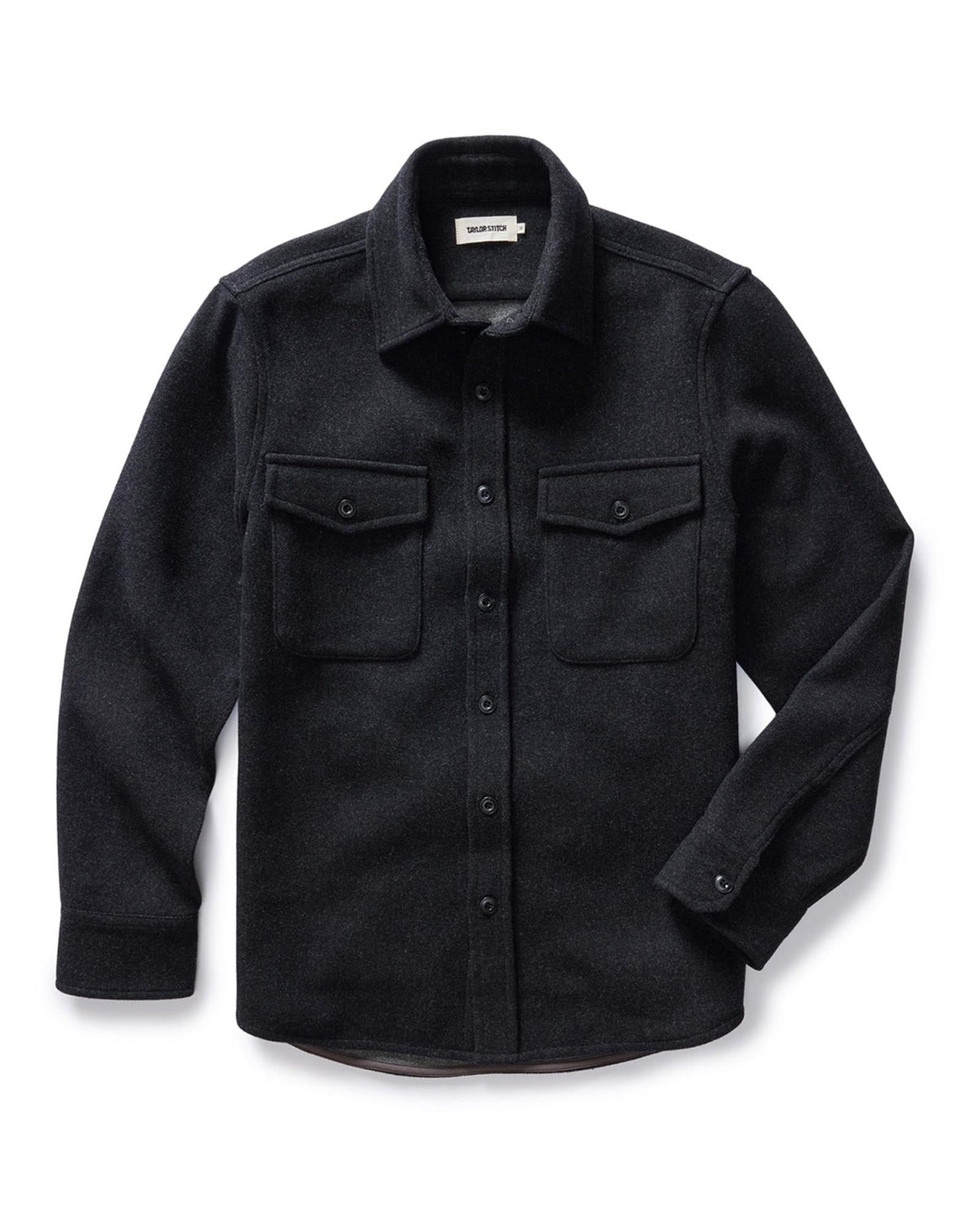The Maritime Shirt Jacket in Heather Charcoal