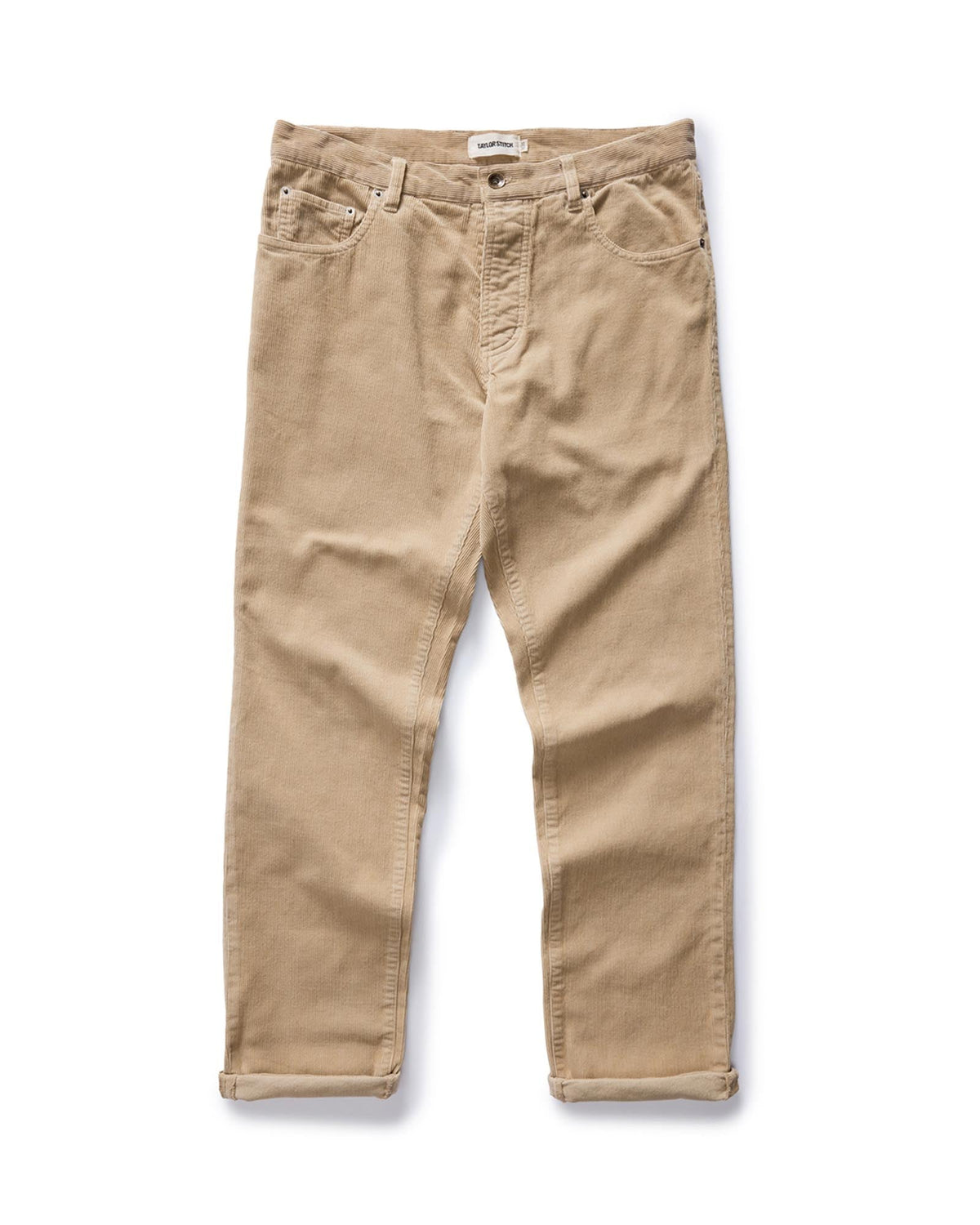 The Democratic 5-Pocket Pant in Washed Khaki Corduroy