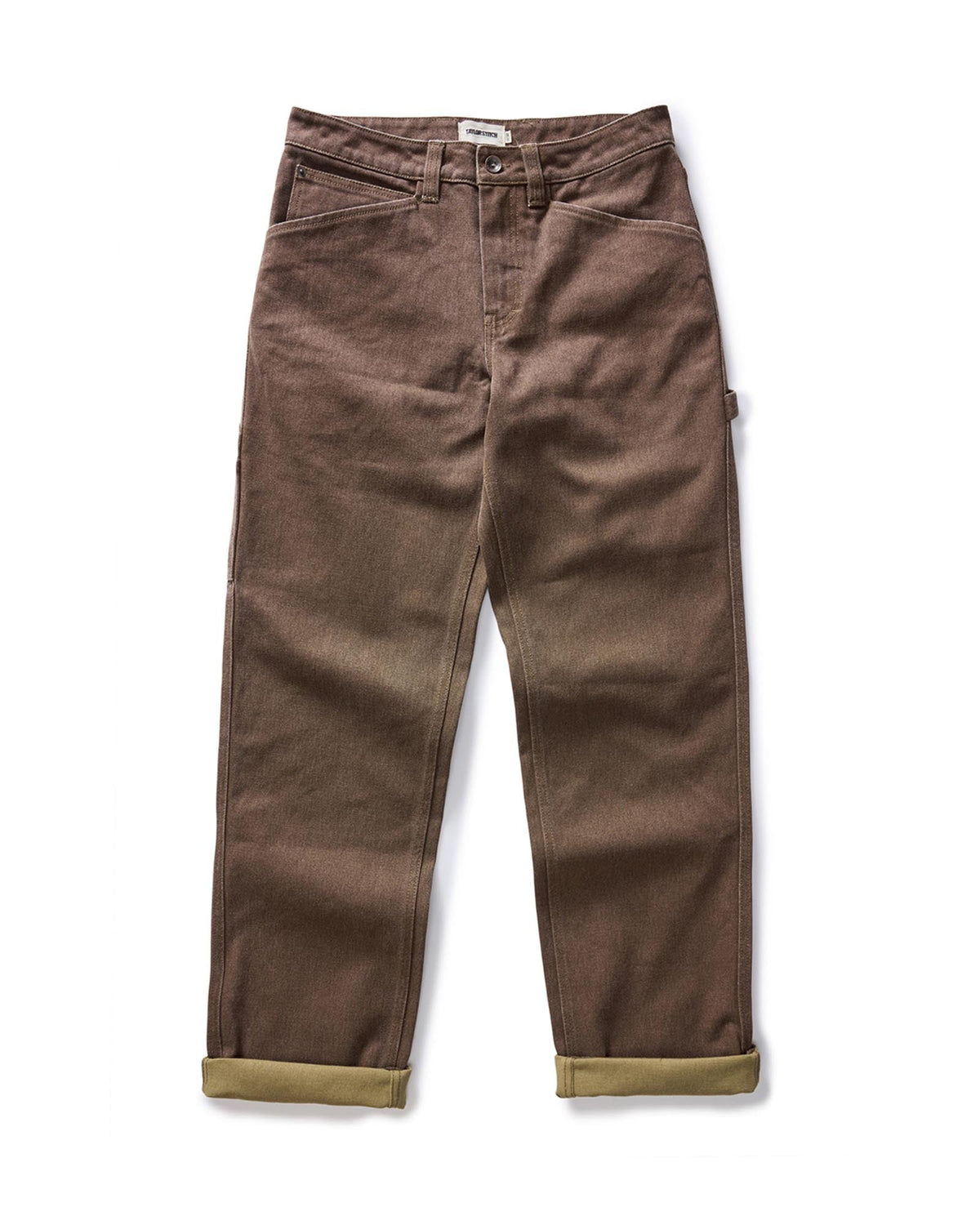 The Workhorse Pant in Aged Penny Chipped Canvas