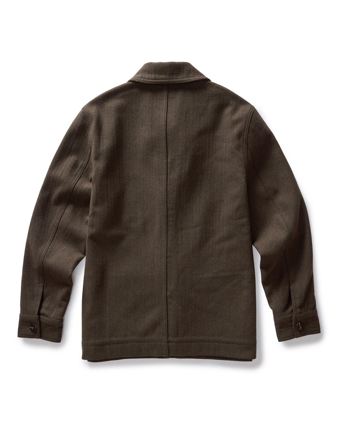 The Ojai Jacket in Army Herringbone Wool