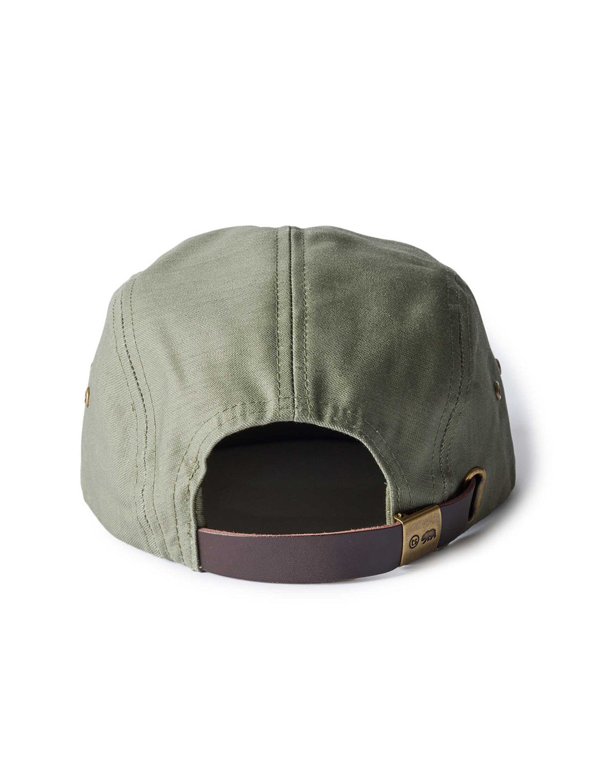 The 5-Panel Cap in Field Olive Reverse Sateen