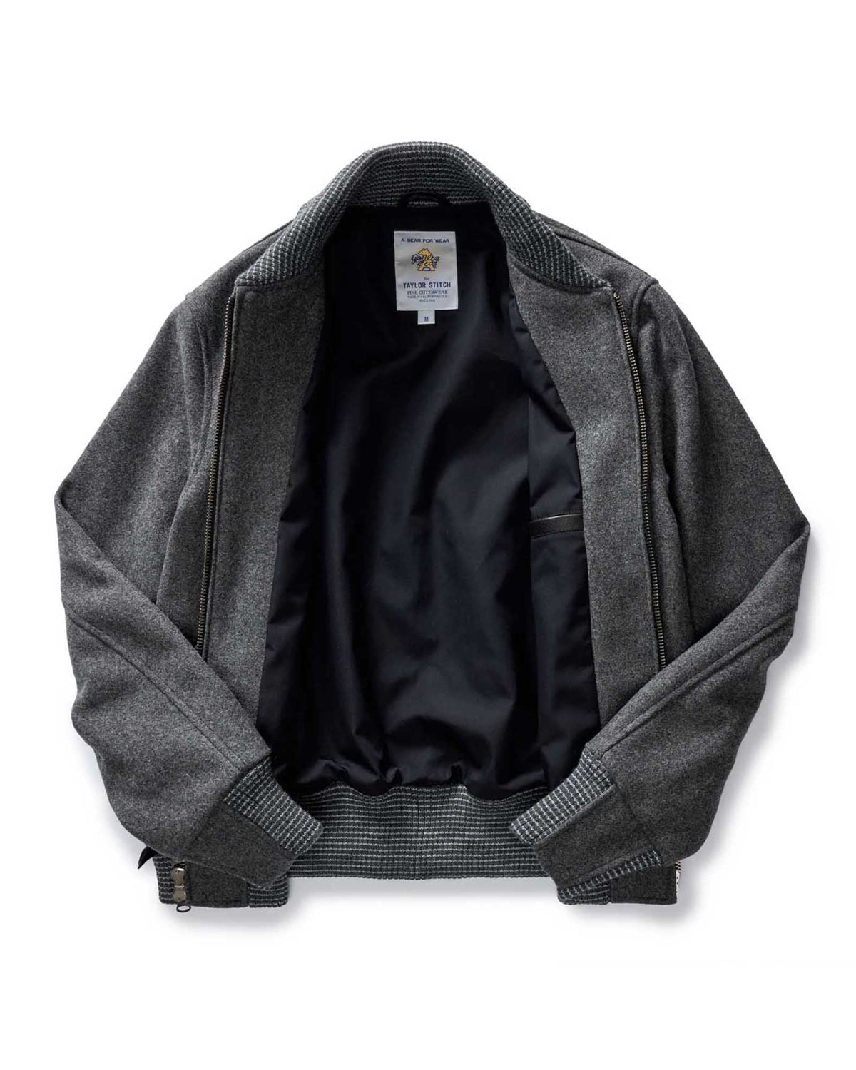 The Golden Bear Bomber in Heather Graphite