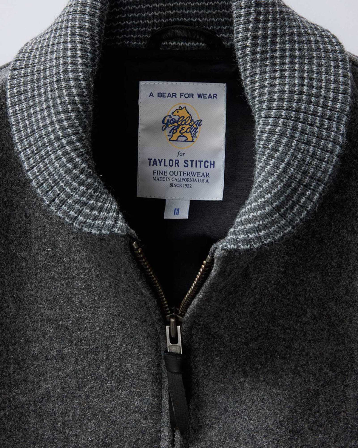 The Golden Bear Bomber in Heather Graphite