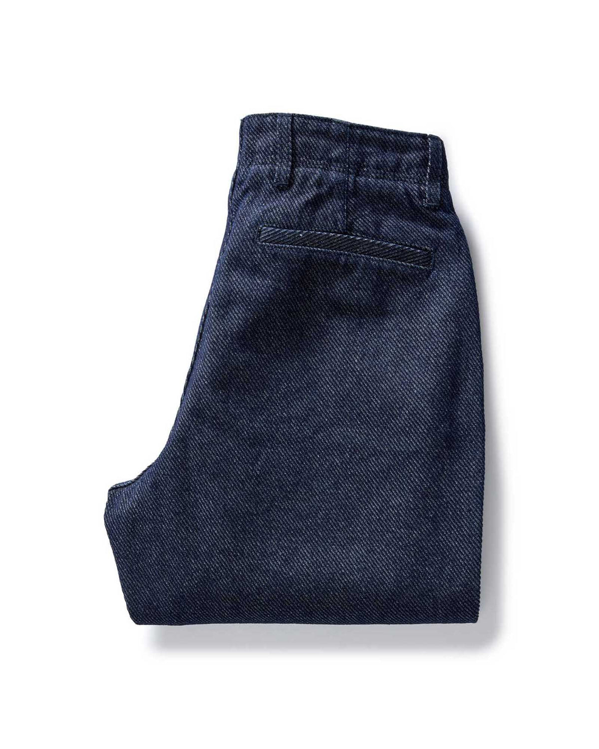 The Morse Pant in Rinsed Indigo Twill