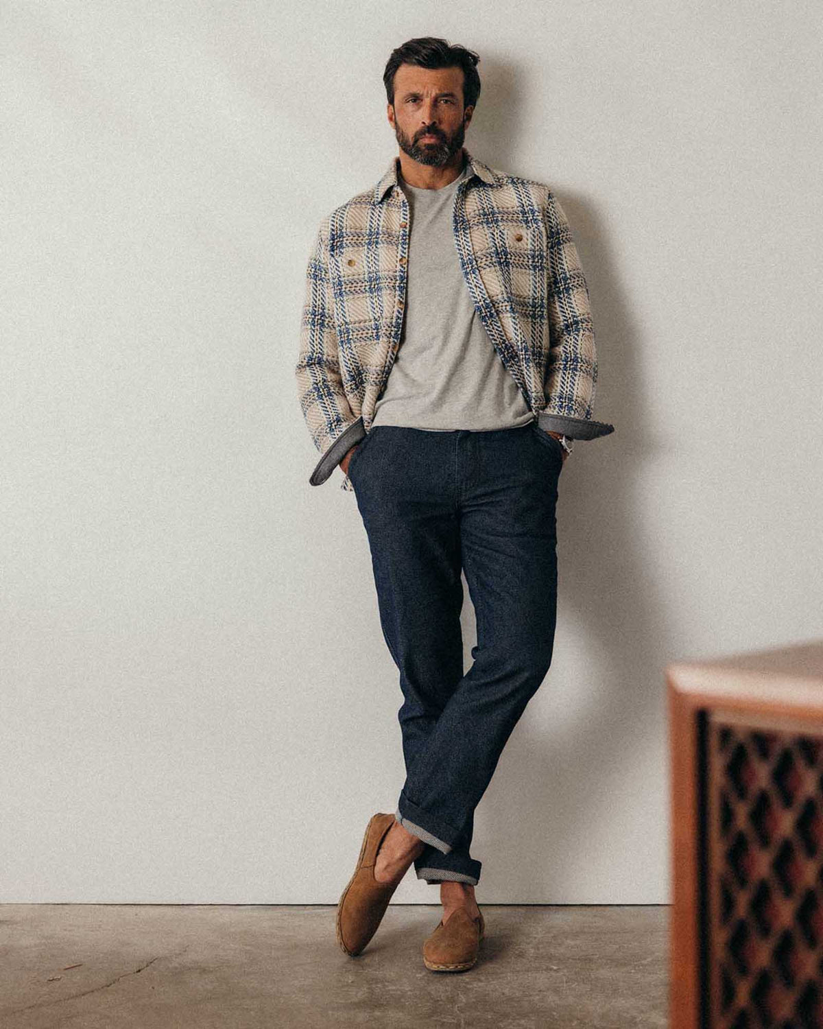 The Morse Pant in Rinsed Indigo Twill