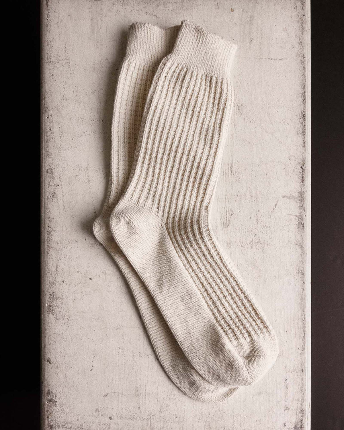 The Waffle Sock in Natural