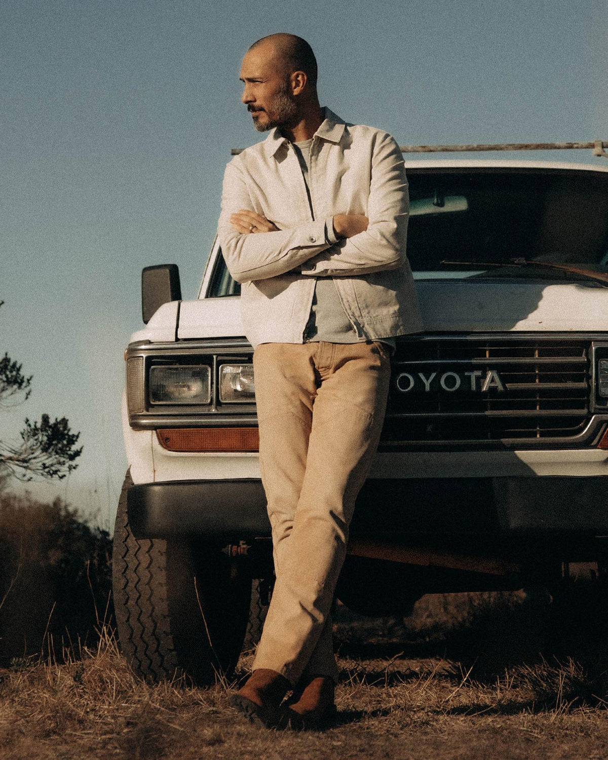 The Shifter Jacket in Stone Pigment Canvas