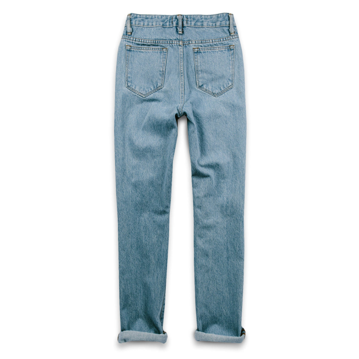 The Rosie Jean in Washed Cone Mills Denim