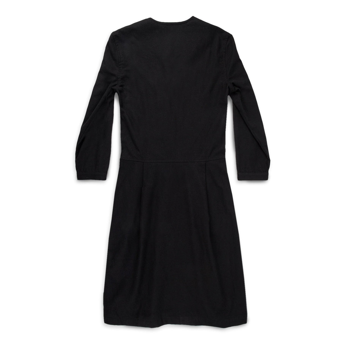 The Juniper Dress in Black Brushed Cotton