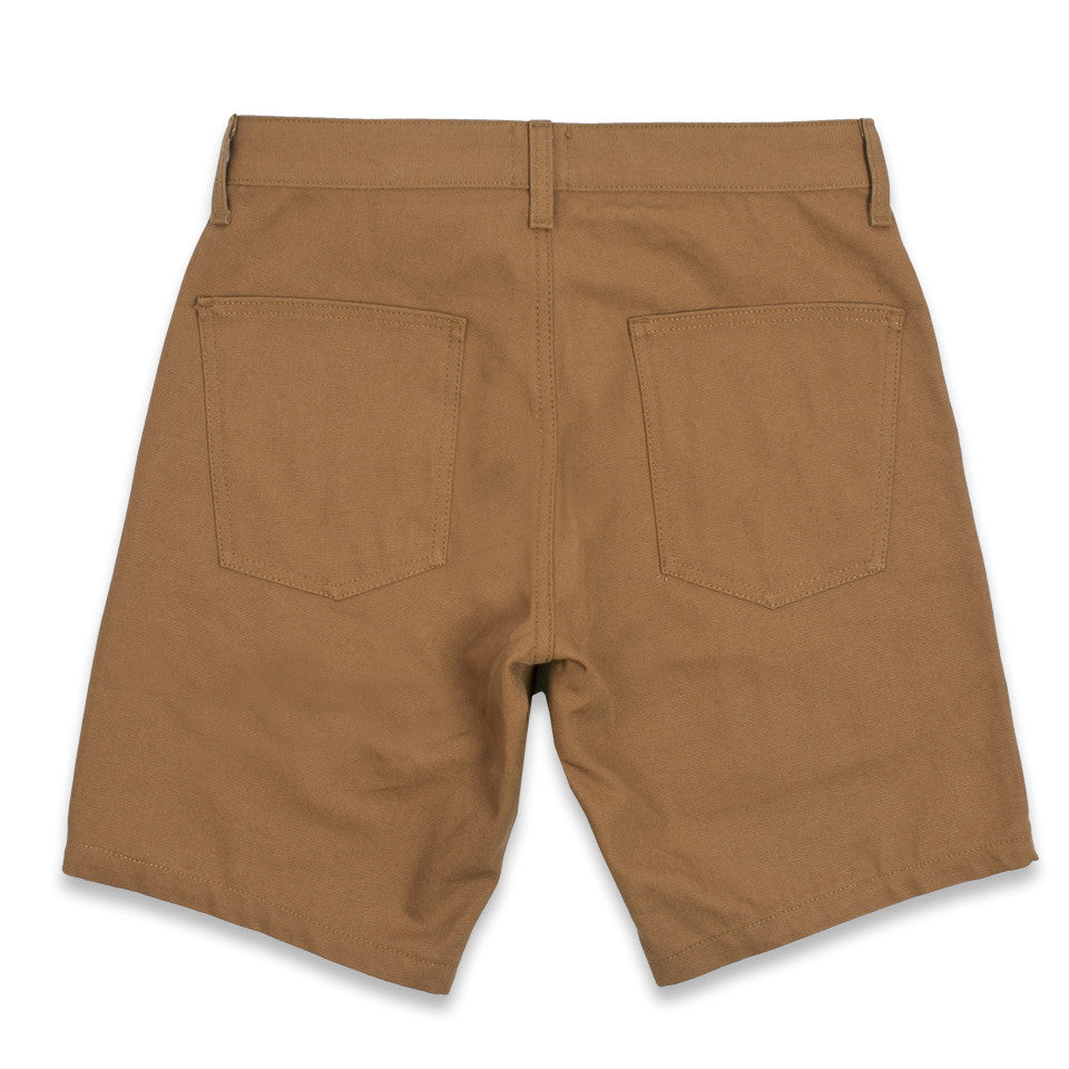 Camel Duck Canvas Camp Shorts