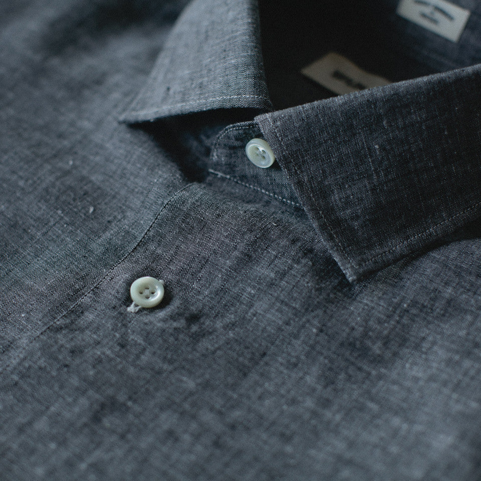 The Hyde in Charcoal Cotton and Linen
