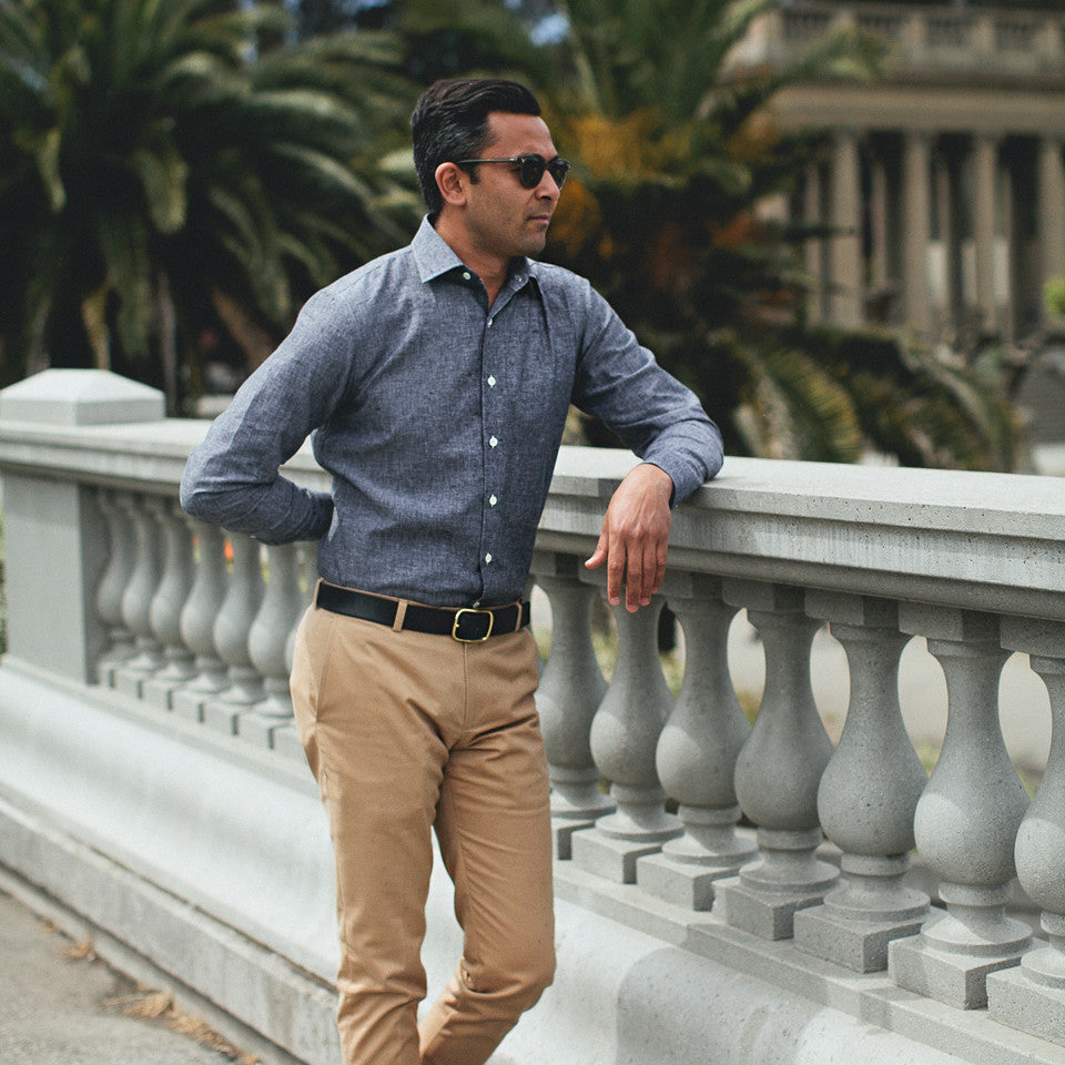 The Hyde in Charcoal Cotton and Linen