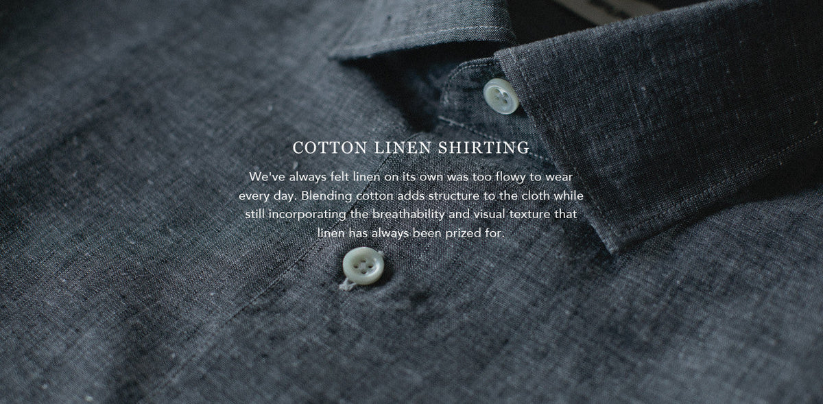 The Hyde in Charcoal Cotton and Linen