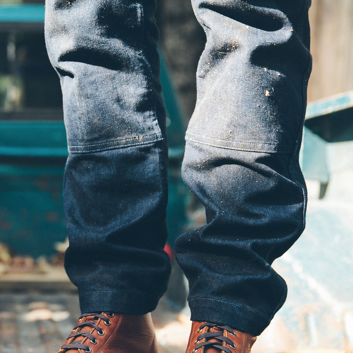 The Double Knee Moto Jean
