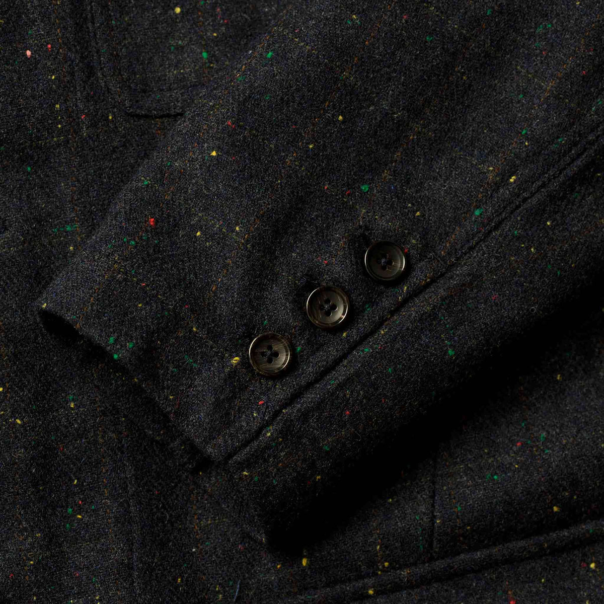 The Gibson Jacket in Navy Windowpane Donegal