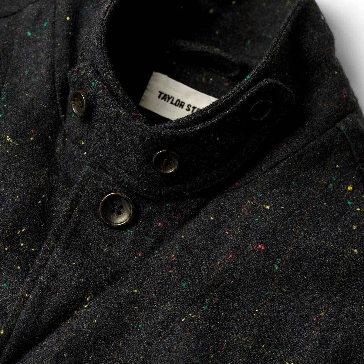 The Gibson Jacket in Navy Windowpane Donegal