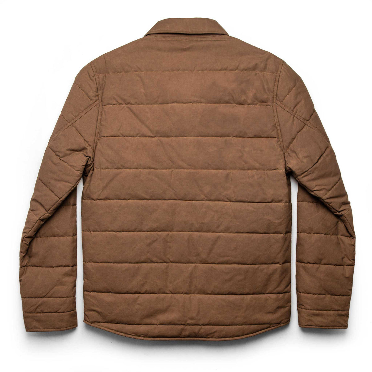 The Garrison Shirt Jacket in British Khaki Dry Wax