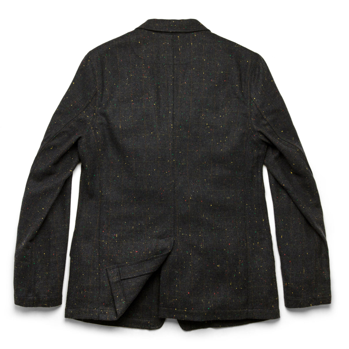 The Gibson Jacket in Navy Windowpane Donegal