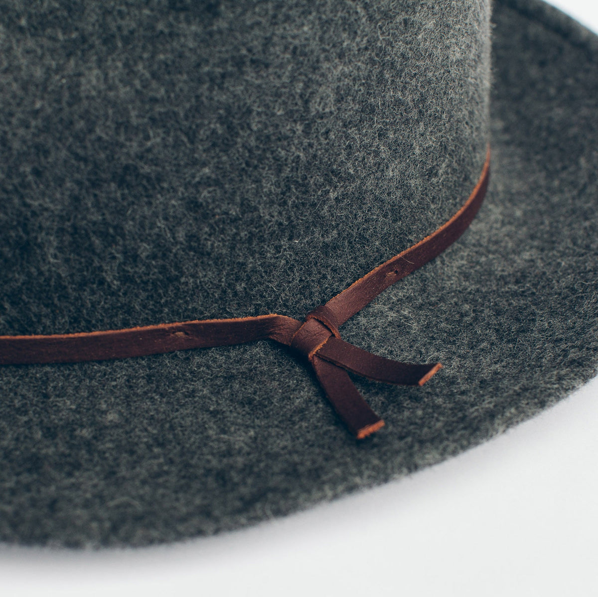 The Luke Fedora in Grey