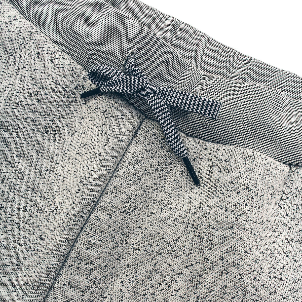 The Travel Pant in White Fleck Fleece