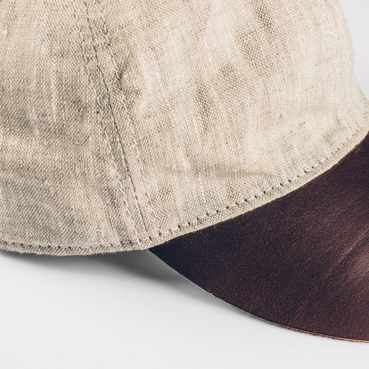 The Sun Cap in Natural Linen