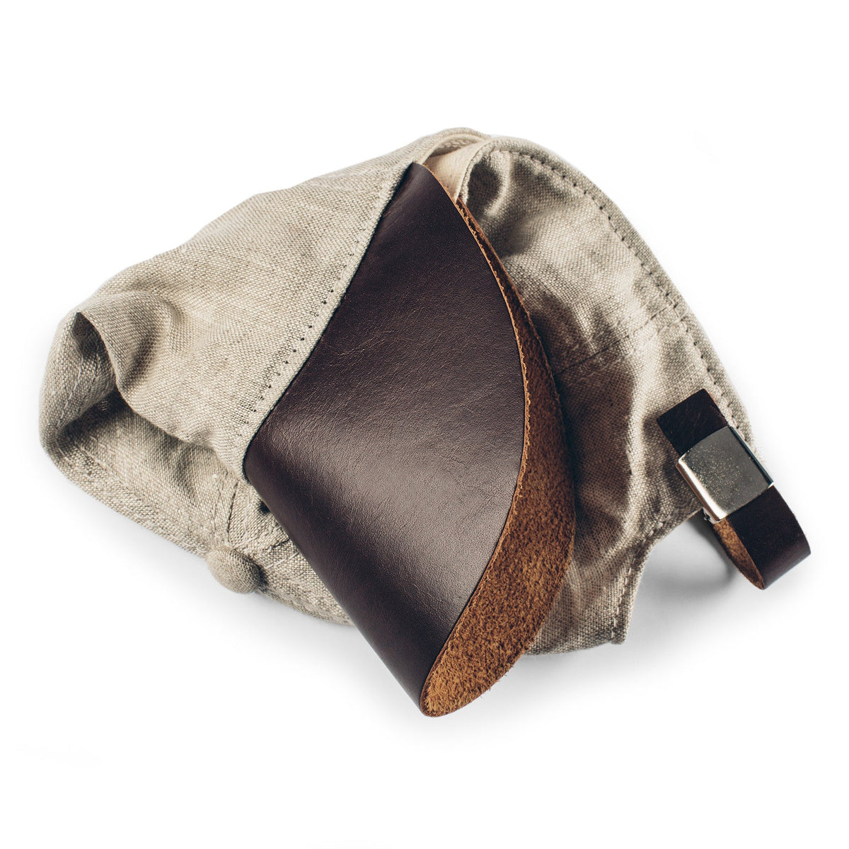 The Sun Cap in Natural Linen