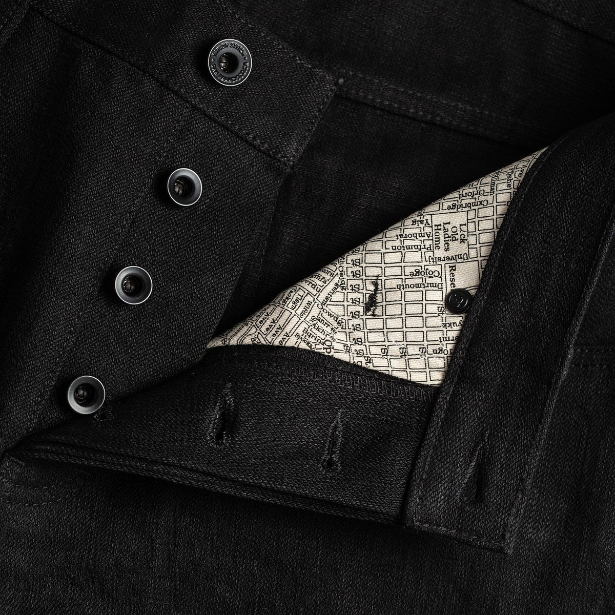 The Slim Jean in Black Selvage