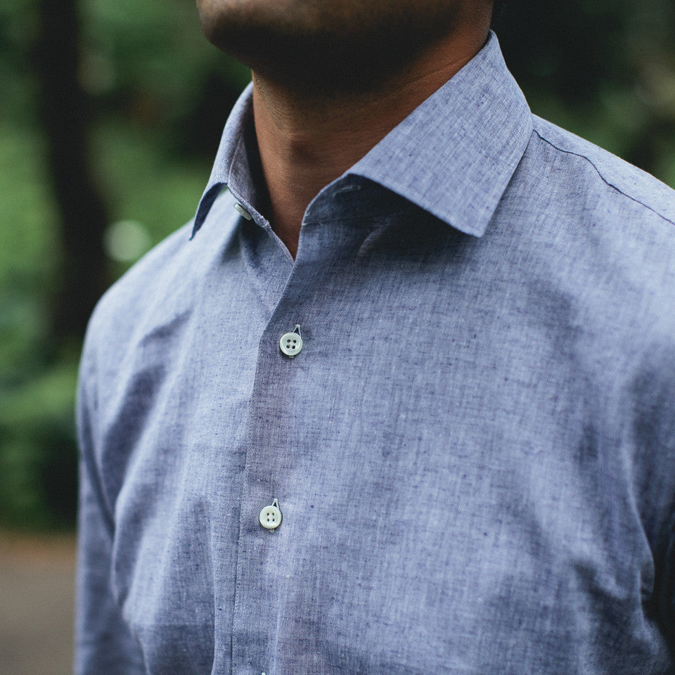 The Hyde in Indigo Cotton and Linen