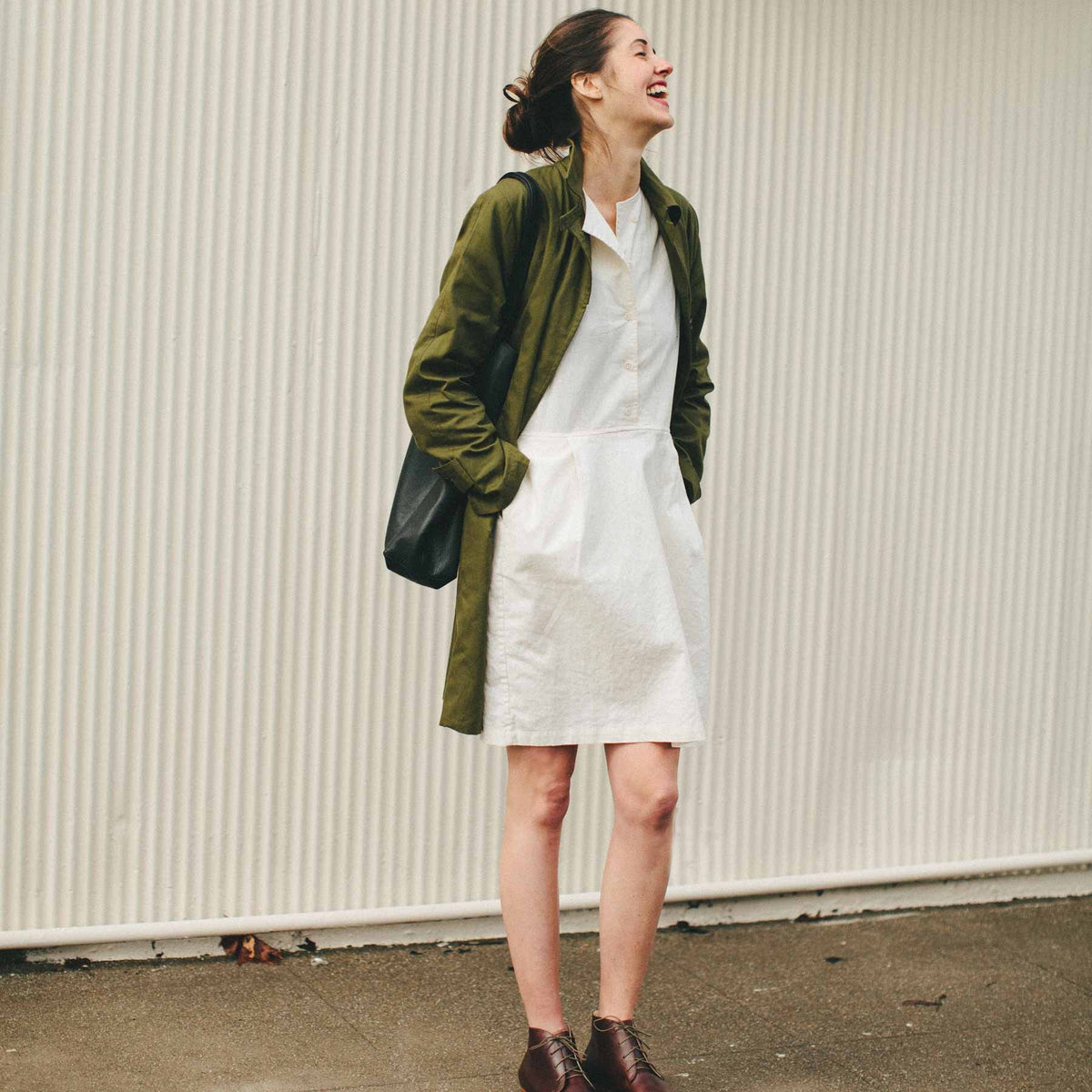 The Juniper Dress in Ivory