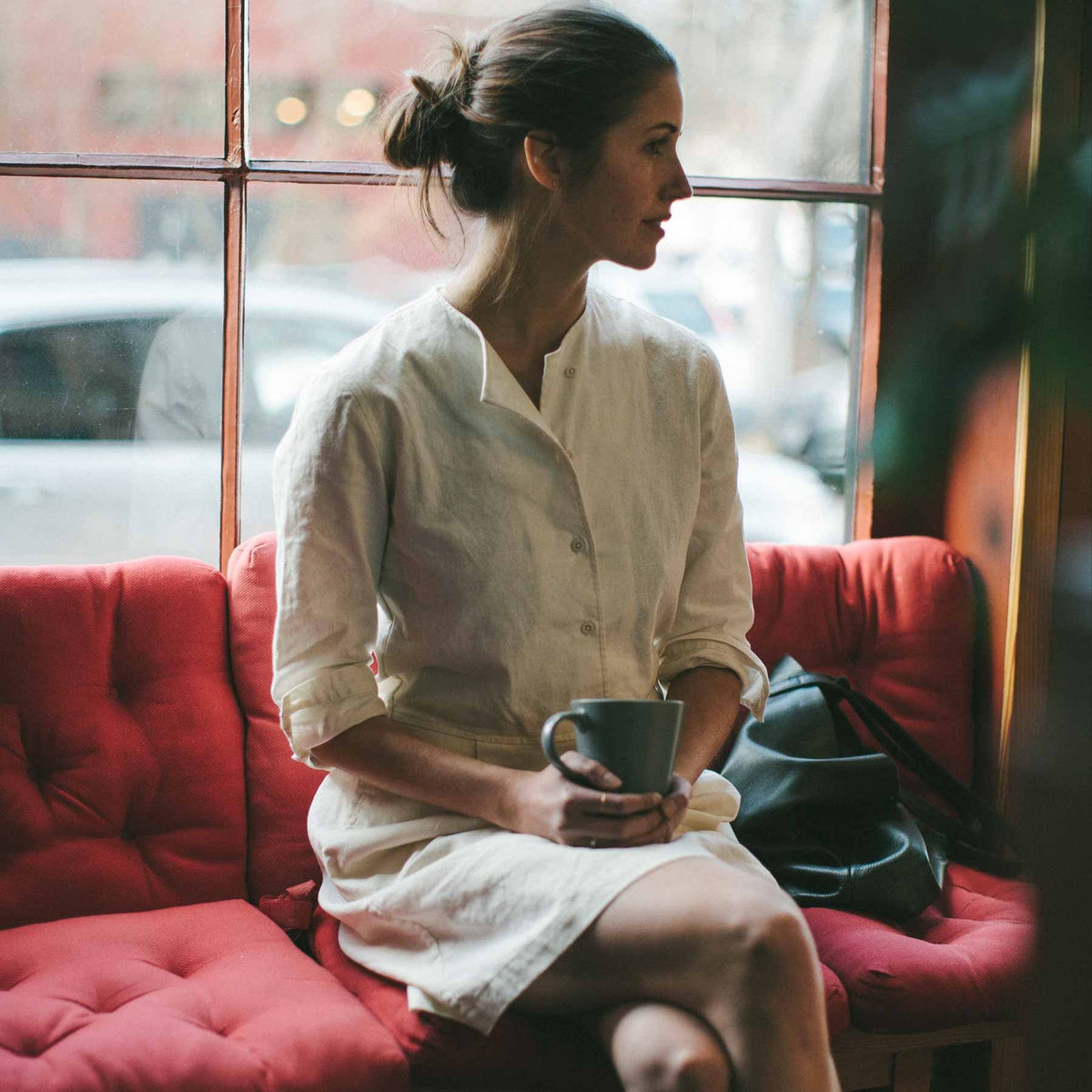 The Juniper Dress in Ivory