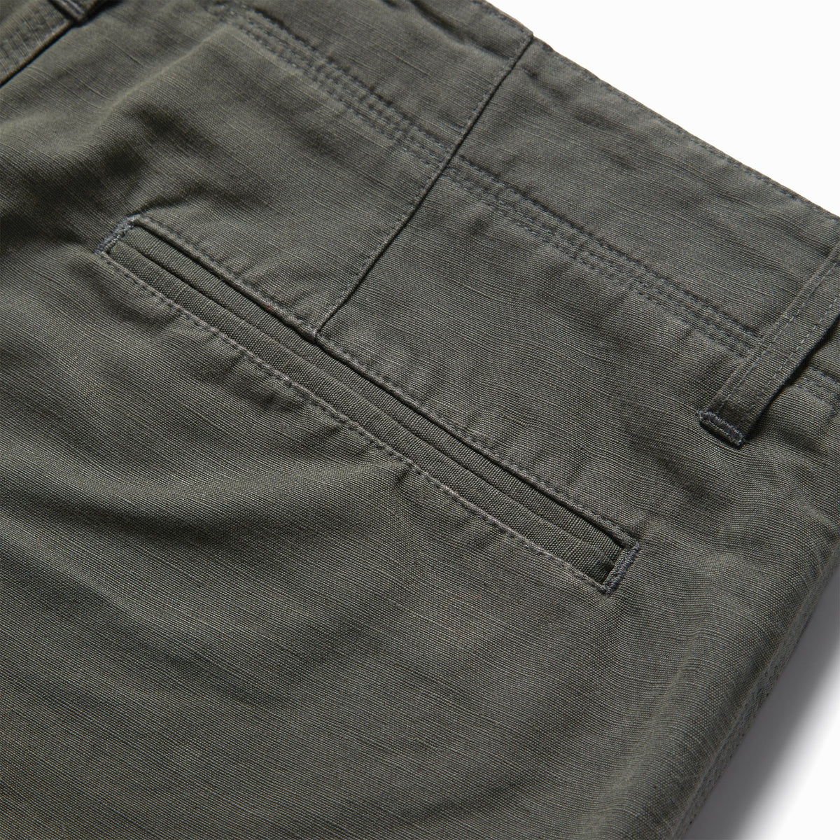 The Morse Short in Dark Slate Linen