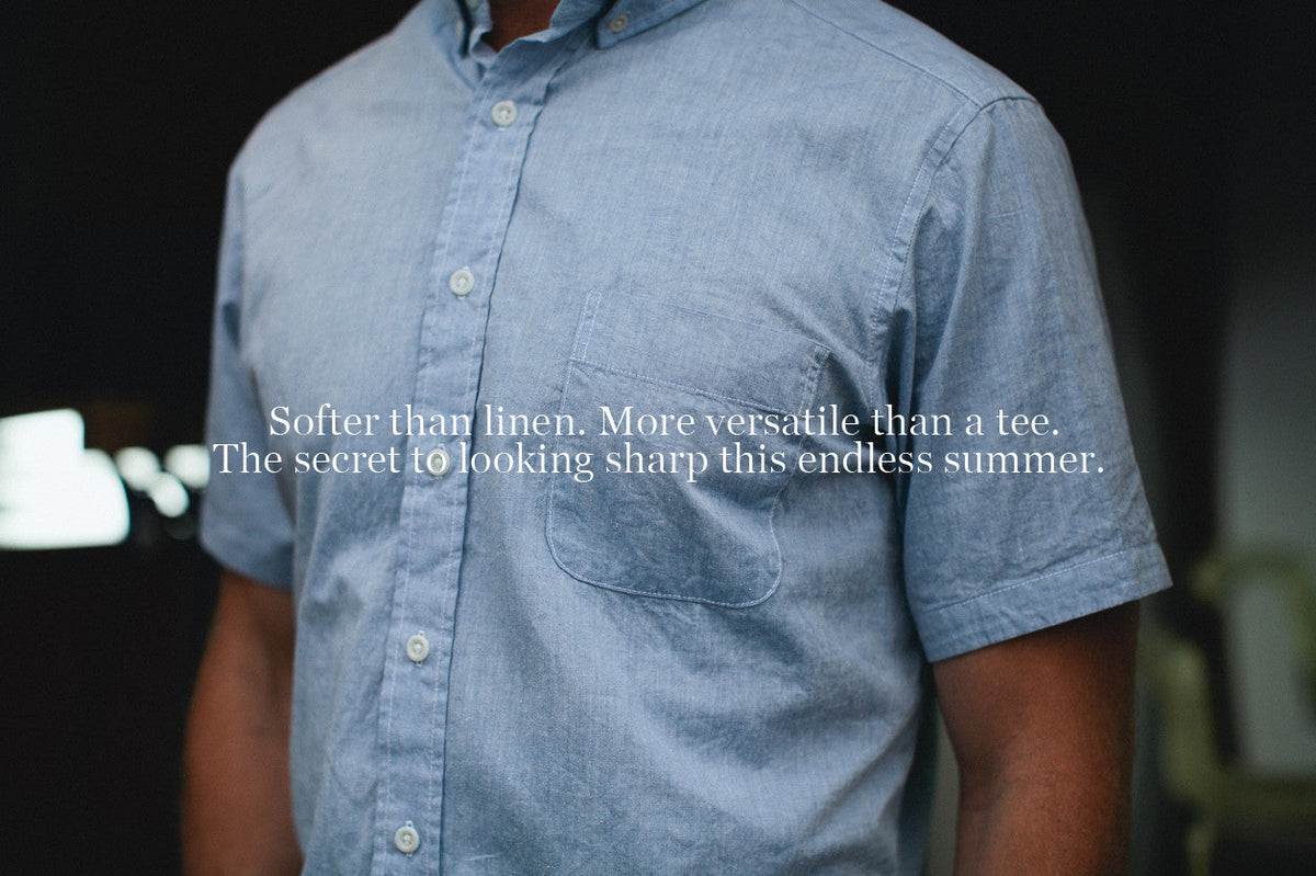 The Short Sleeve Jack in Light Blue