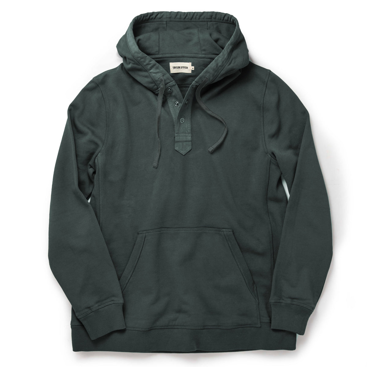 The Fillmore Snap Hoodie in Deep Sea Terry