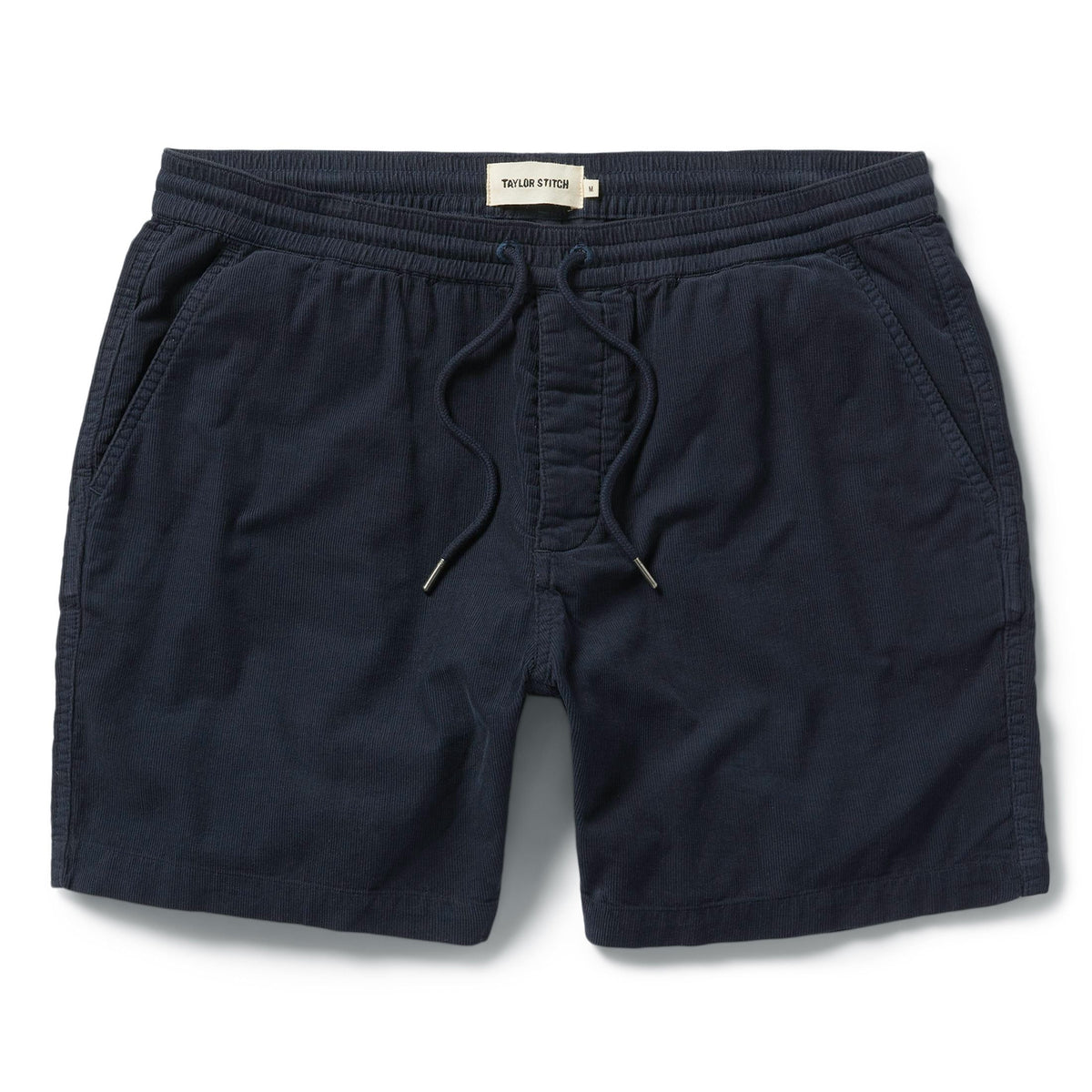 The Apres Short in Dark Navy Pinwale