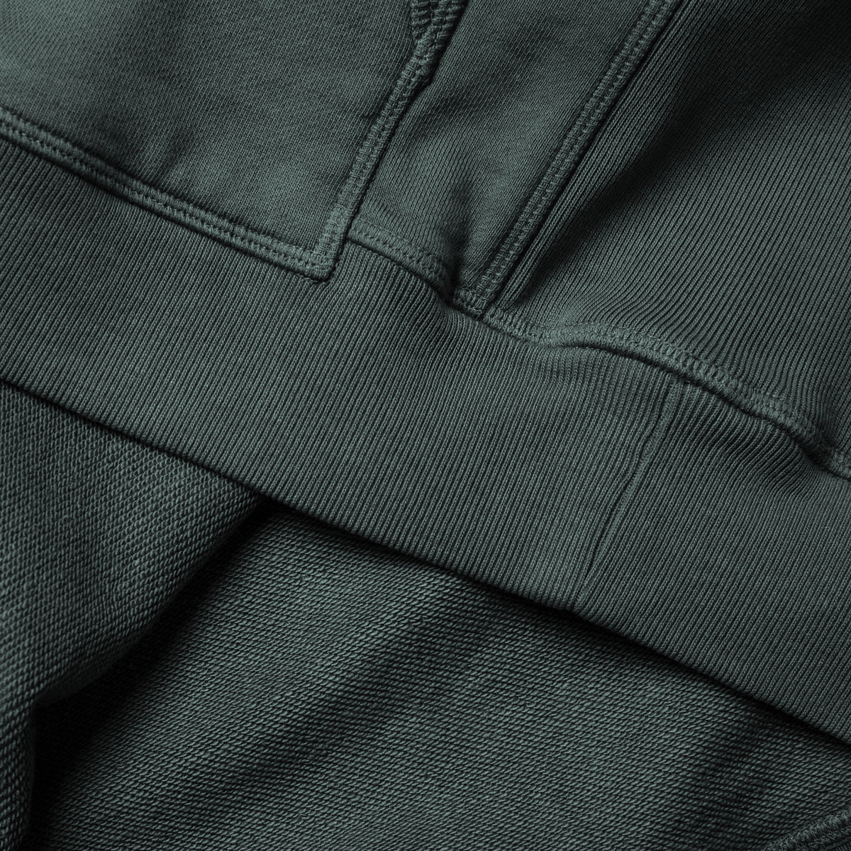 The Fillmore Snap Hoodie in Deep Sea Terry