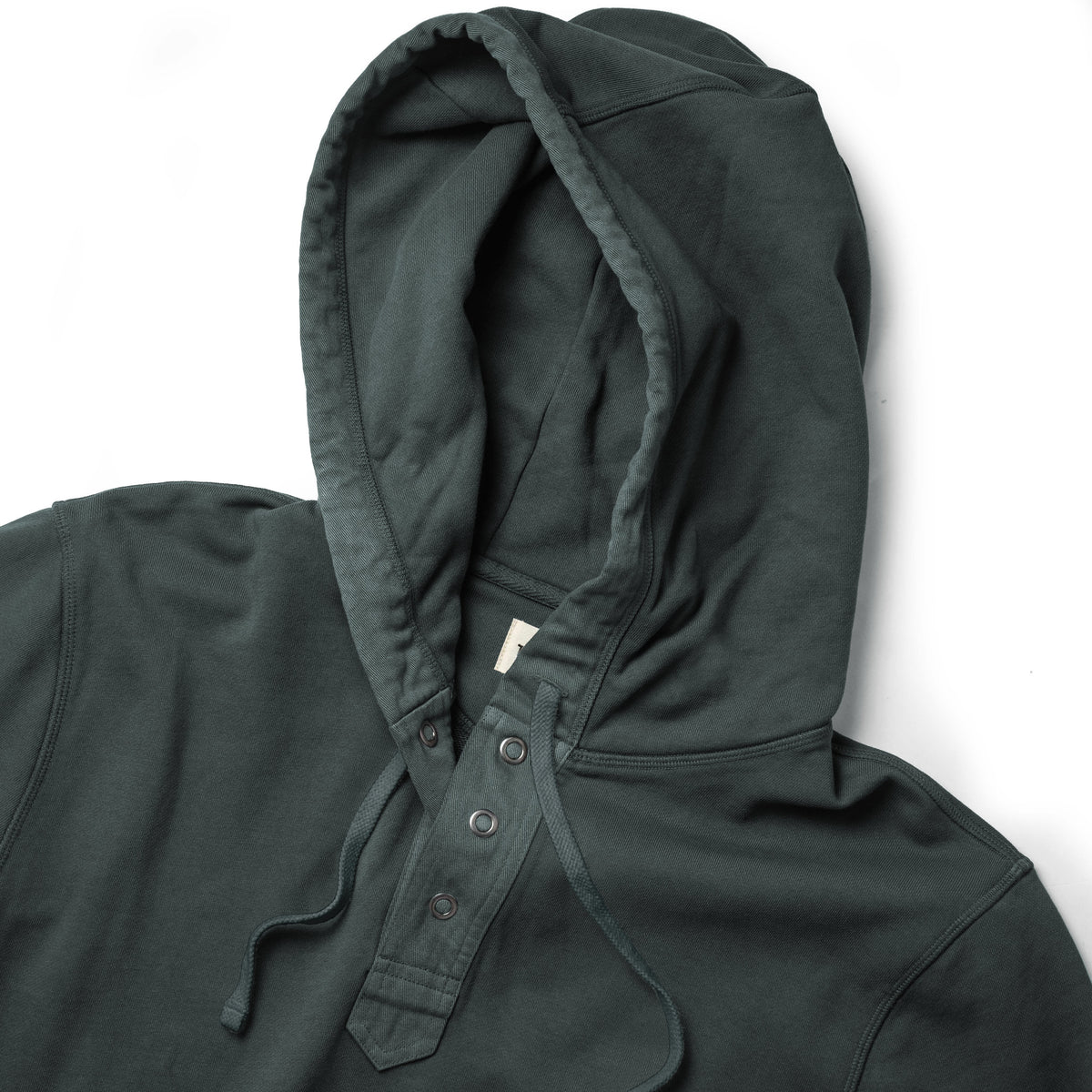 The Fillmore Snap Hoodie in Deep Sea Terry
