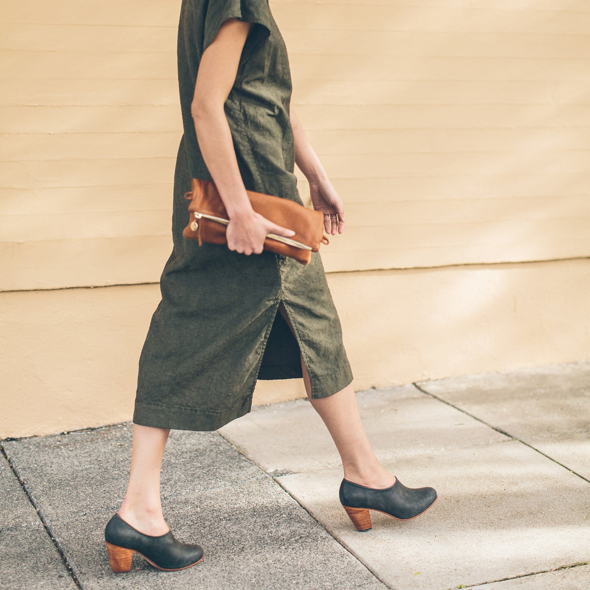The Loma Dress in Olive