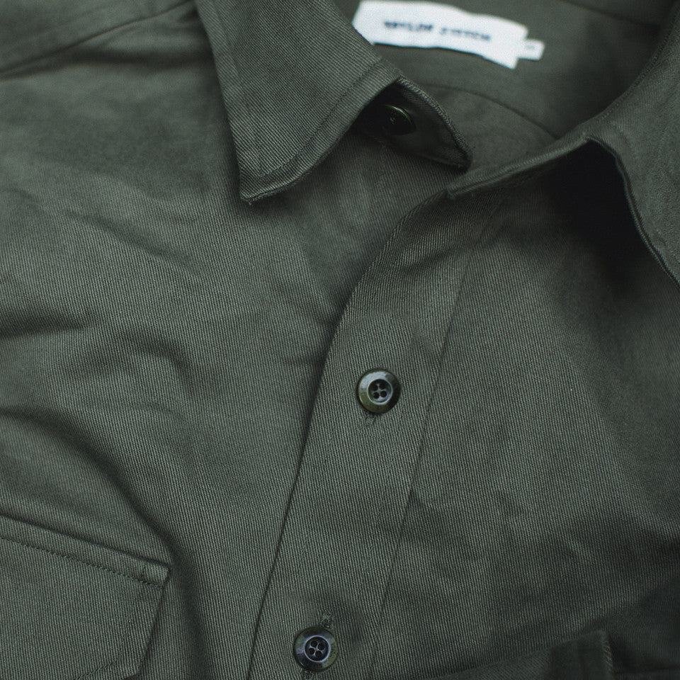 Olive Twill Highlands Shirt