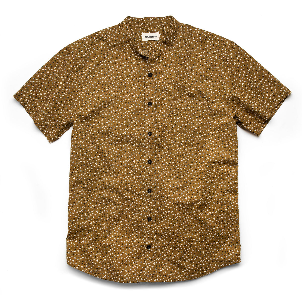 The Short Sleeve Bandit in Fatigue Brown Mini Floral
