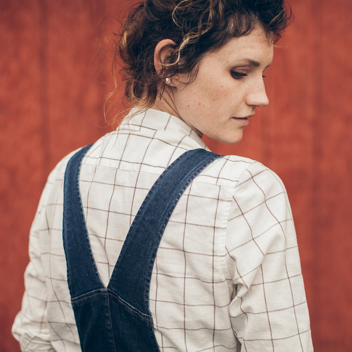 The Katherine in Natural Plaid