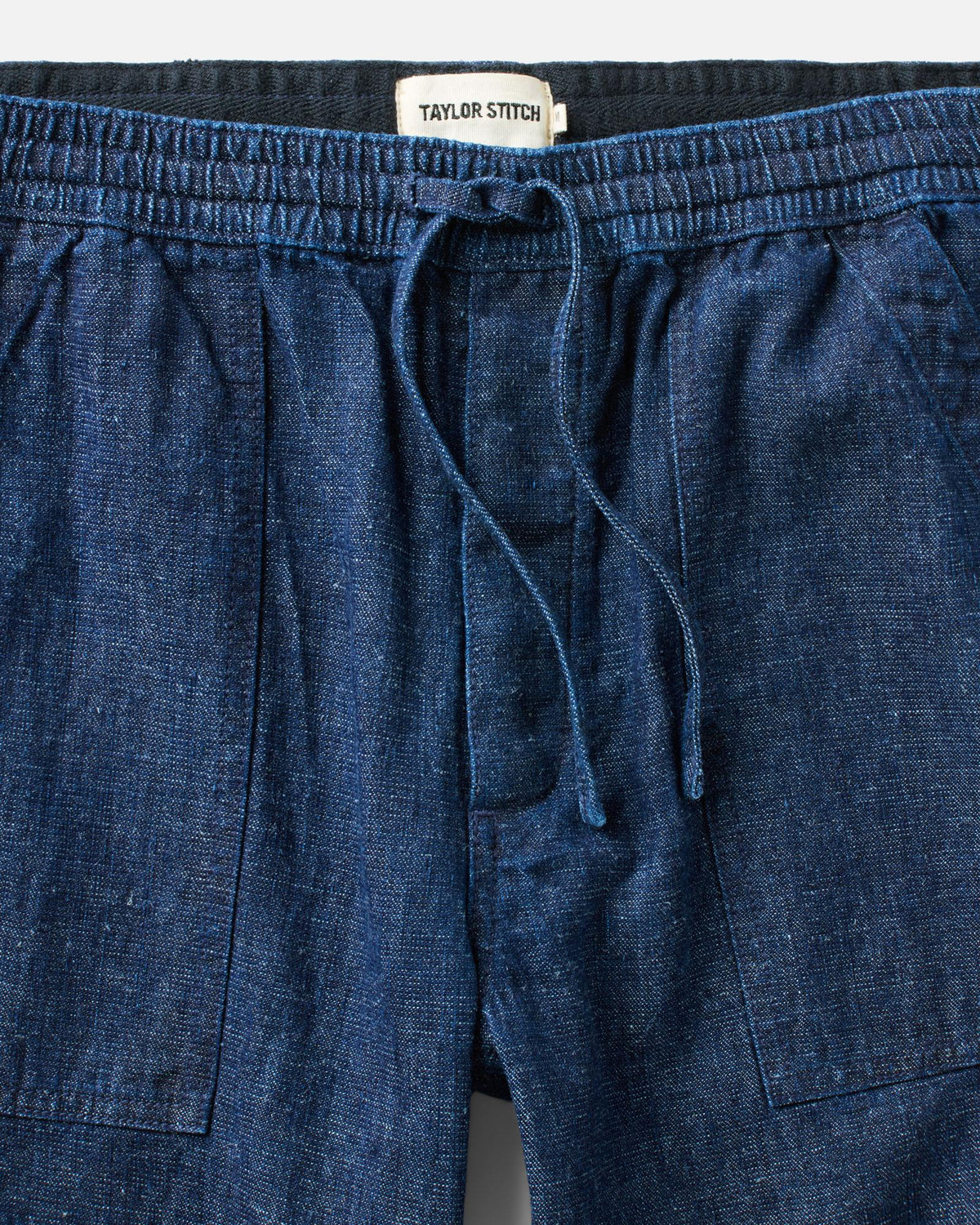 The Breakwater Pant in Rinsed Indigo Hemp Denim