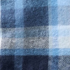 The Shore Shirt in Deepwater Check Portuguese Flannel